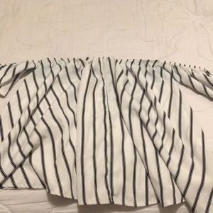 Striped sleeveless shirt